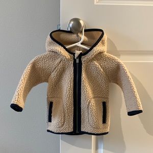 Old Navy teddy fleece 6-12 months